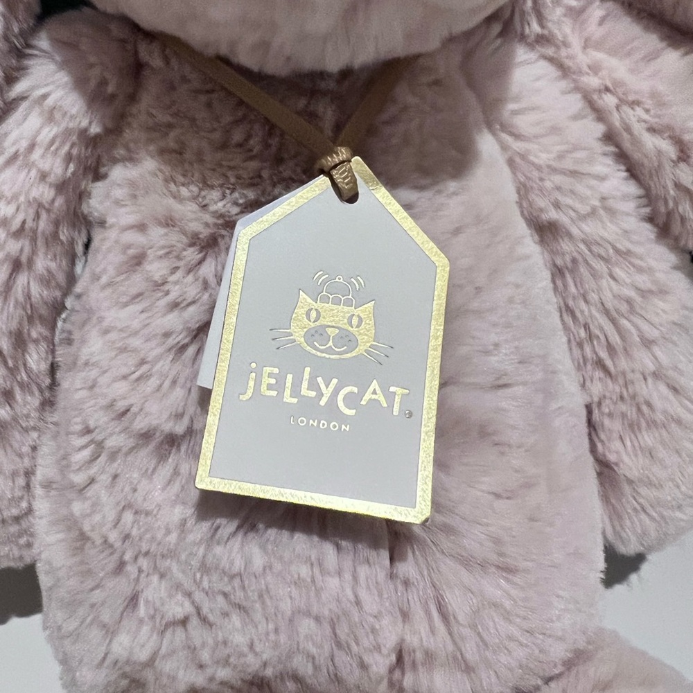 Authentic Jellycat Bashful Luxe Bunny Willow - Medium-Sweet face! - Picture 5 of 9